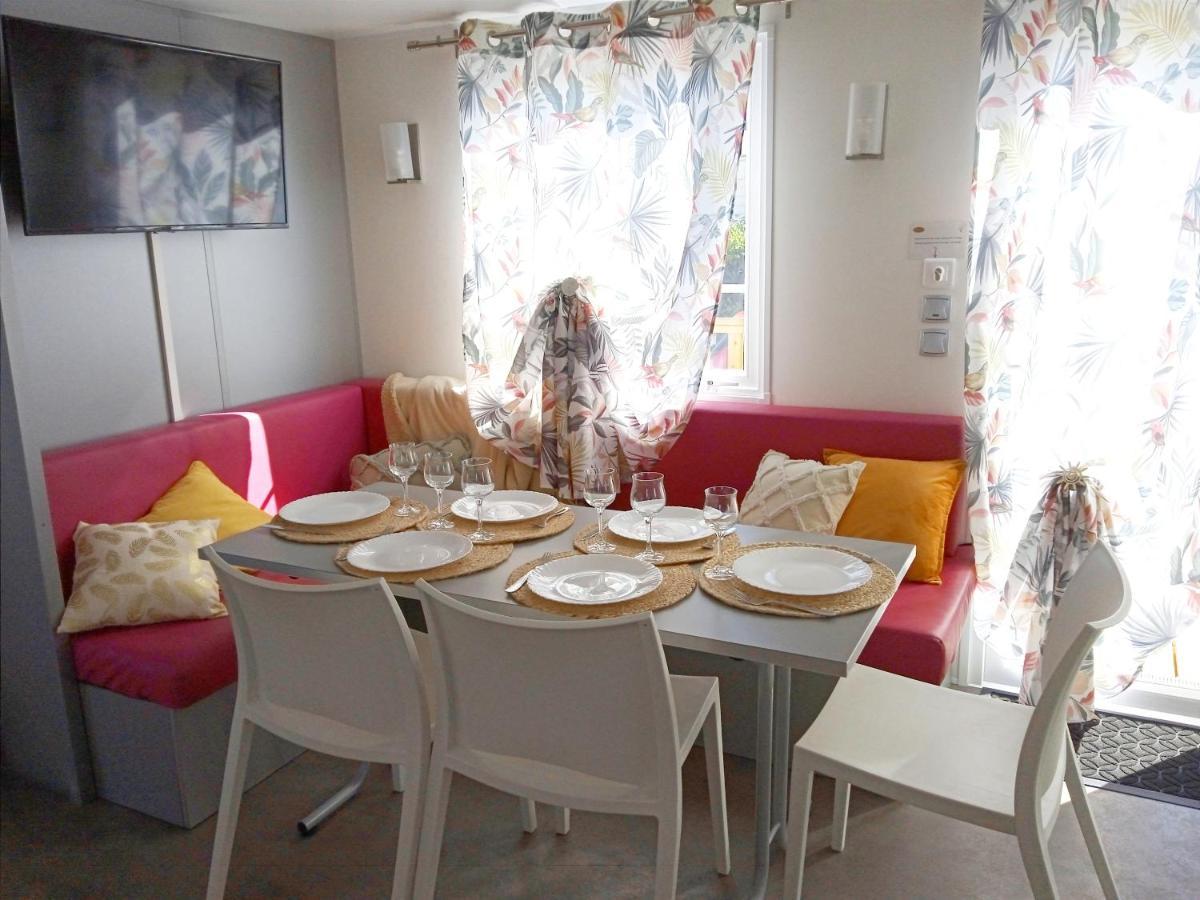 Mobil Home-Les Lins Bleus Biville-sur-Mer Dış mekan fotoğraf
