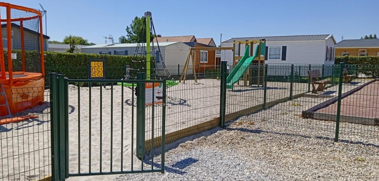 Mobil Home-Les Lins Bleus Biville-sur-Mer Dış mekan fotoğraf
